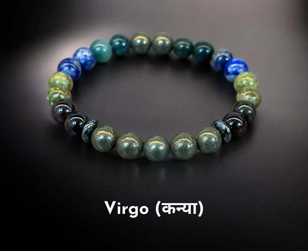 The Virgo Zodiac Bracelet(कन्या राशि): Your Stone for Clarity, Grounding & Practical Healing