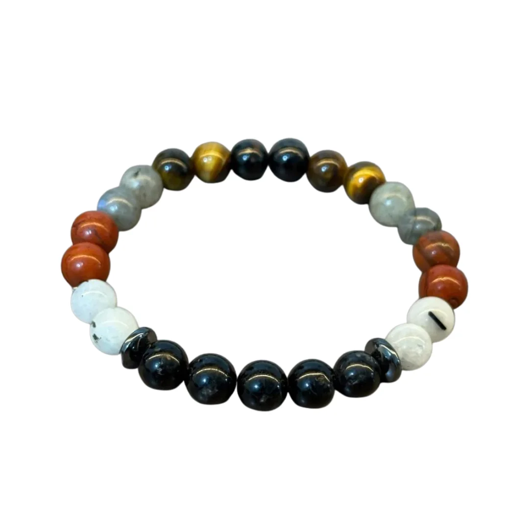 Aquarius Zodiac Bracelet–Stone of Innovation, Intuition & Free-Spirited Energy