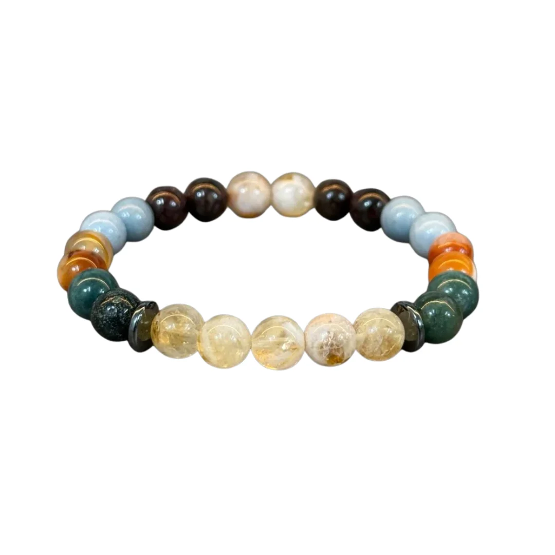 Aries Zodiac Bracelet–Stone of Courage, Passion & Determined Energy