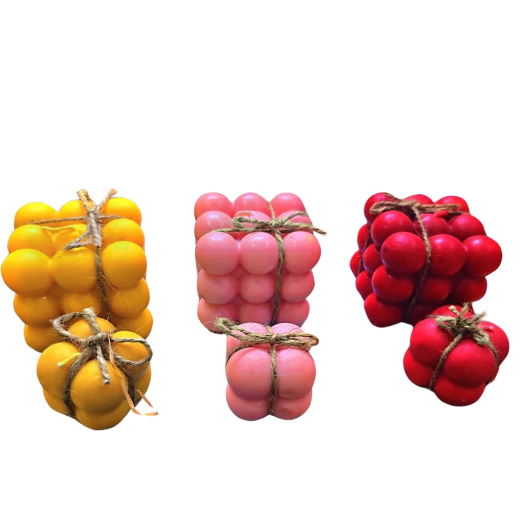 Bubble Cube Candles–Aura Mystic Rituals