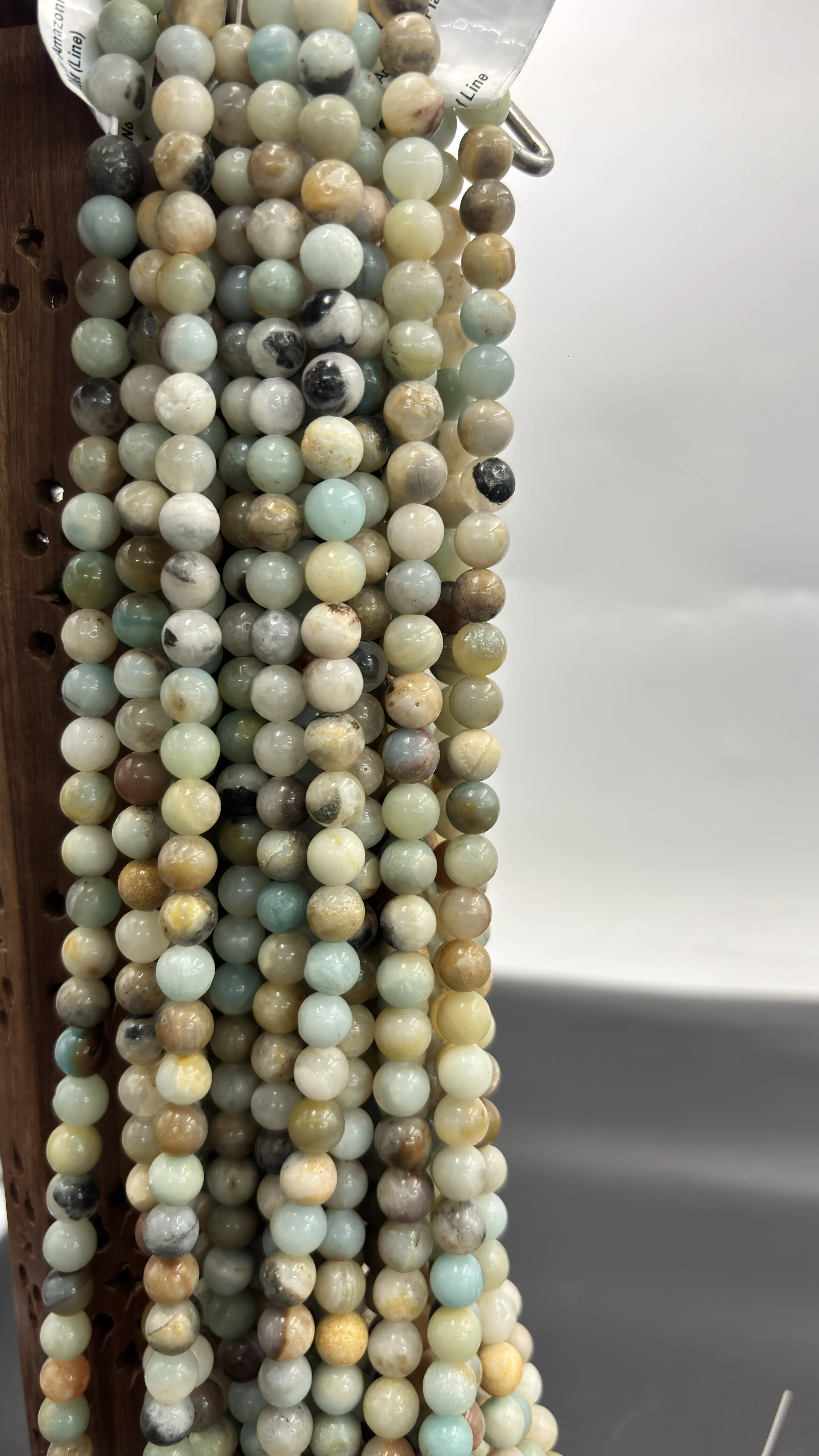 EarthSoul Harmony – Multi-Color Amazonite Beads by Aura Mystic Rituals