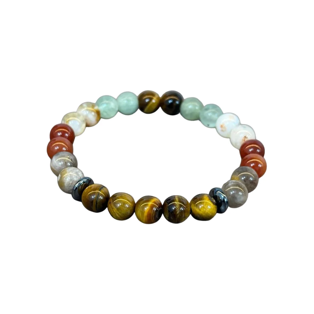 Leo Zodiac Bracelet–Stone of Confidence, Strength & Radiant Energy