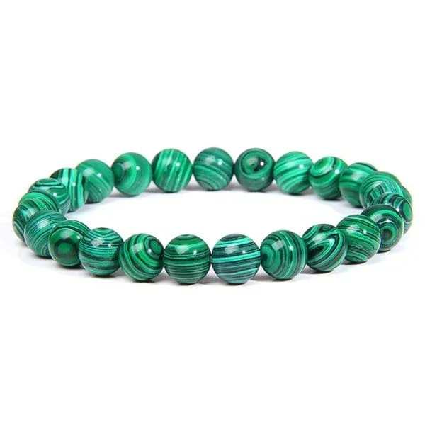Malachite Bracelet–Stone of Transformation, Healing & Protection