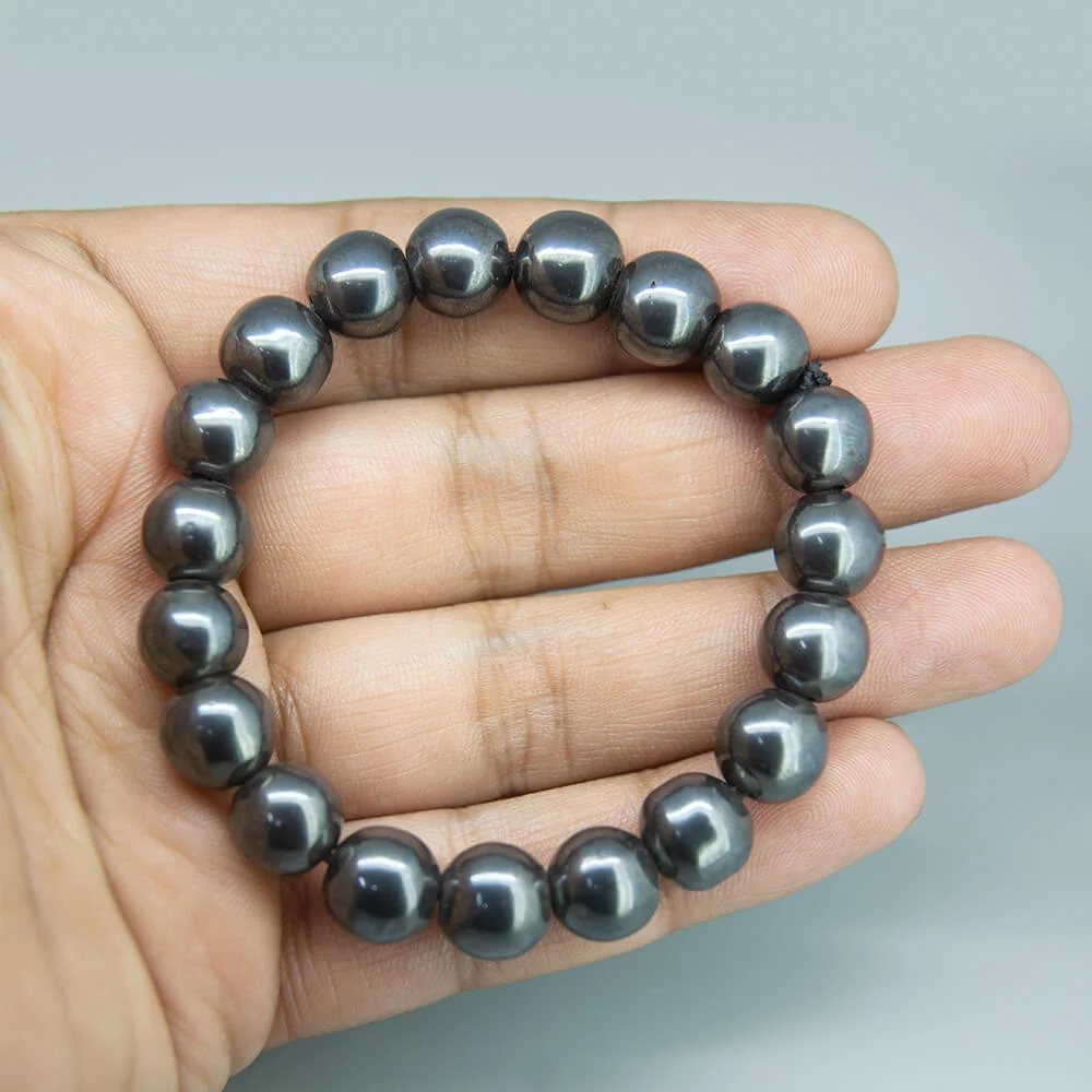 Hematite Bracelet–Grounding Stone for Balance, Strength & Protection
