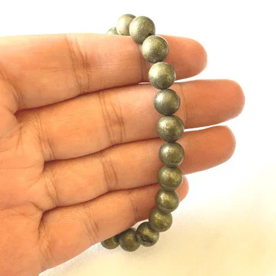 Pyrite Bracelet–Stone of Wealth, Protection & Manifestation